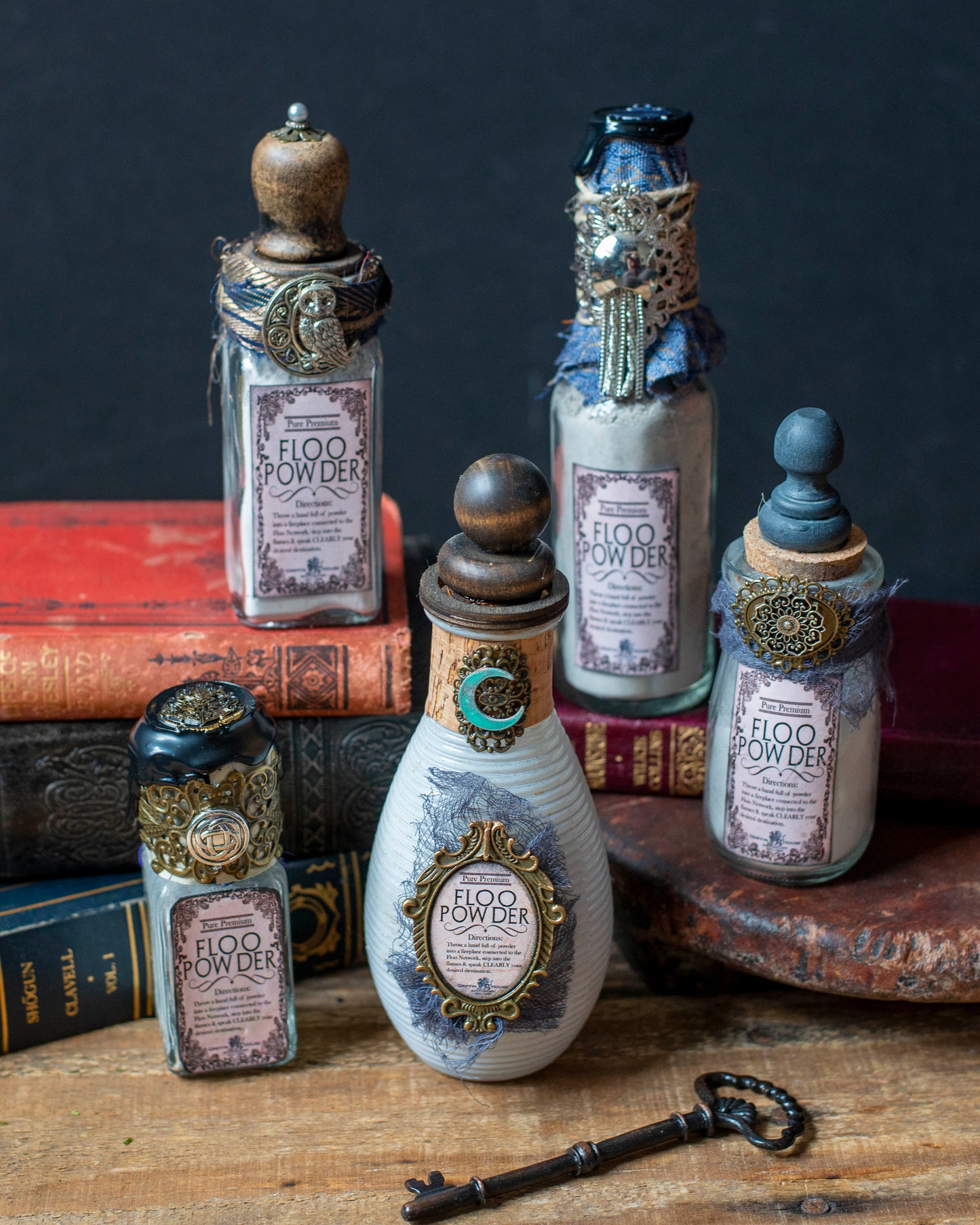 Floo Powder Potion Bottle – Handcrafted Wizarding Collectible