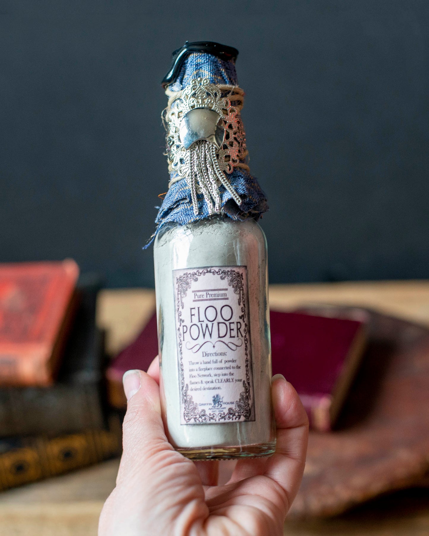 Floo Powder Potion Bottle – Handcrafted Wizarding Collectible