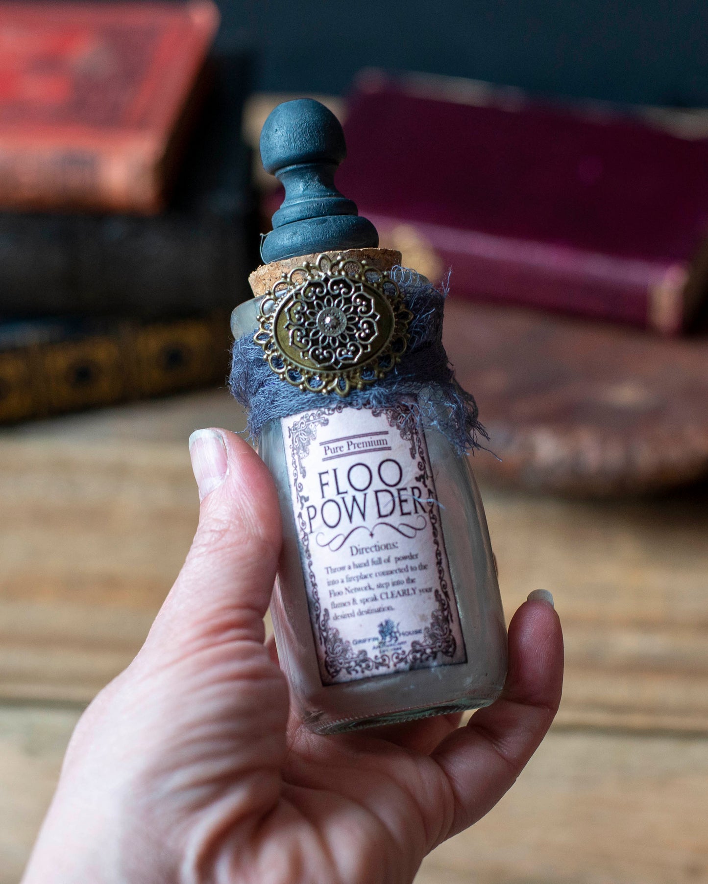 Floo Powder Potion Bottle – Handcrafted Wizarding Collectible