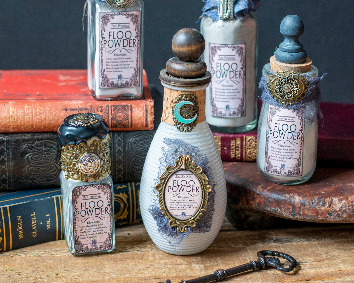 Floo Powder Potion Bottle – Handcrafted Wizarding Collectible