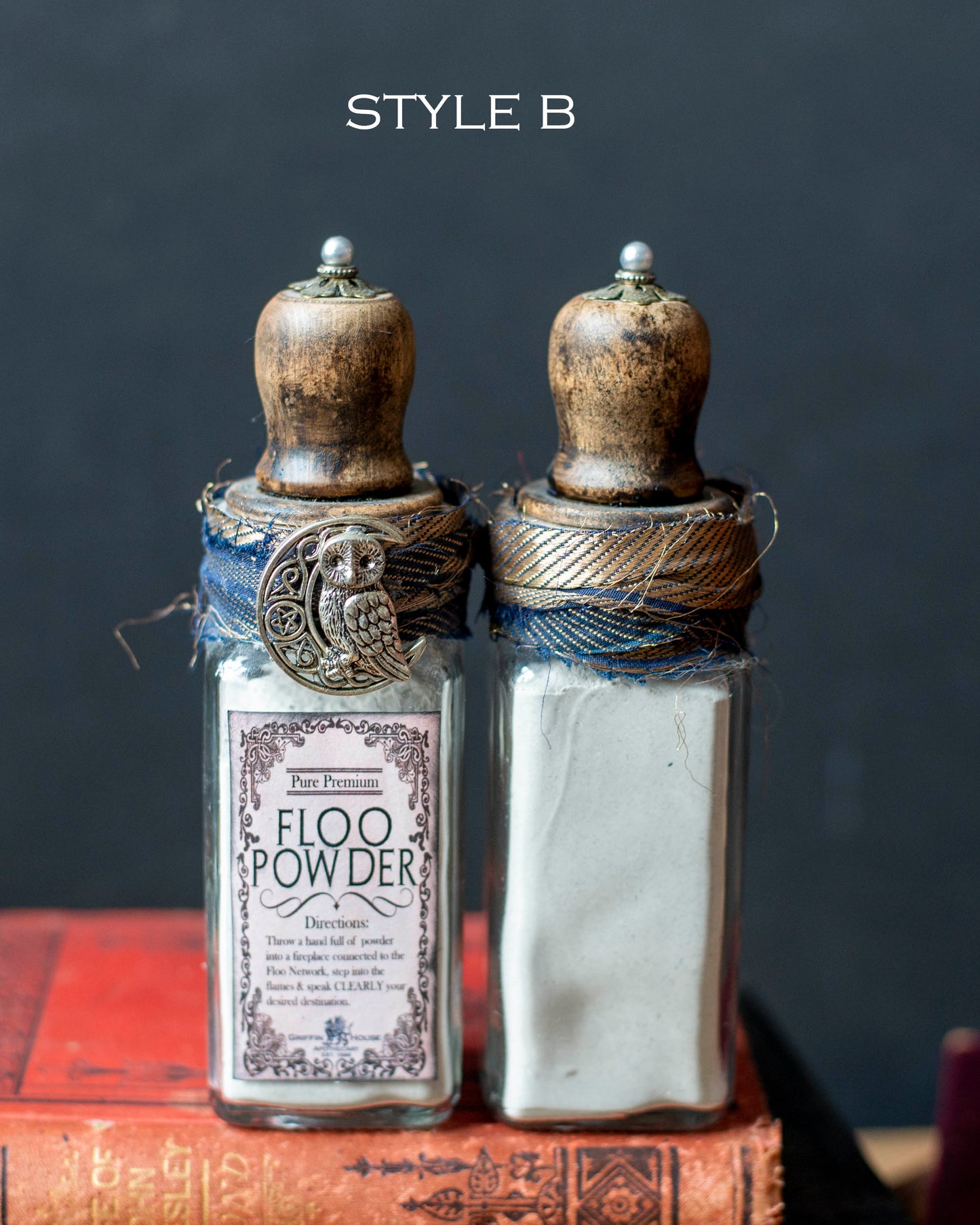 Floo Powder Potion Bottle – Handcrafted Wizarding Collectible