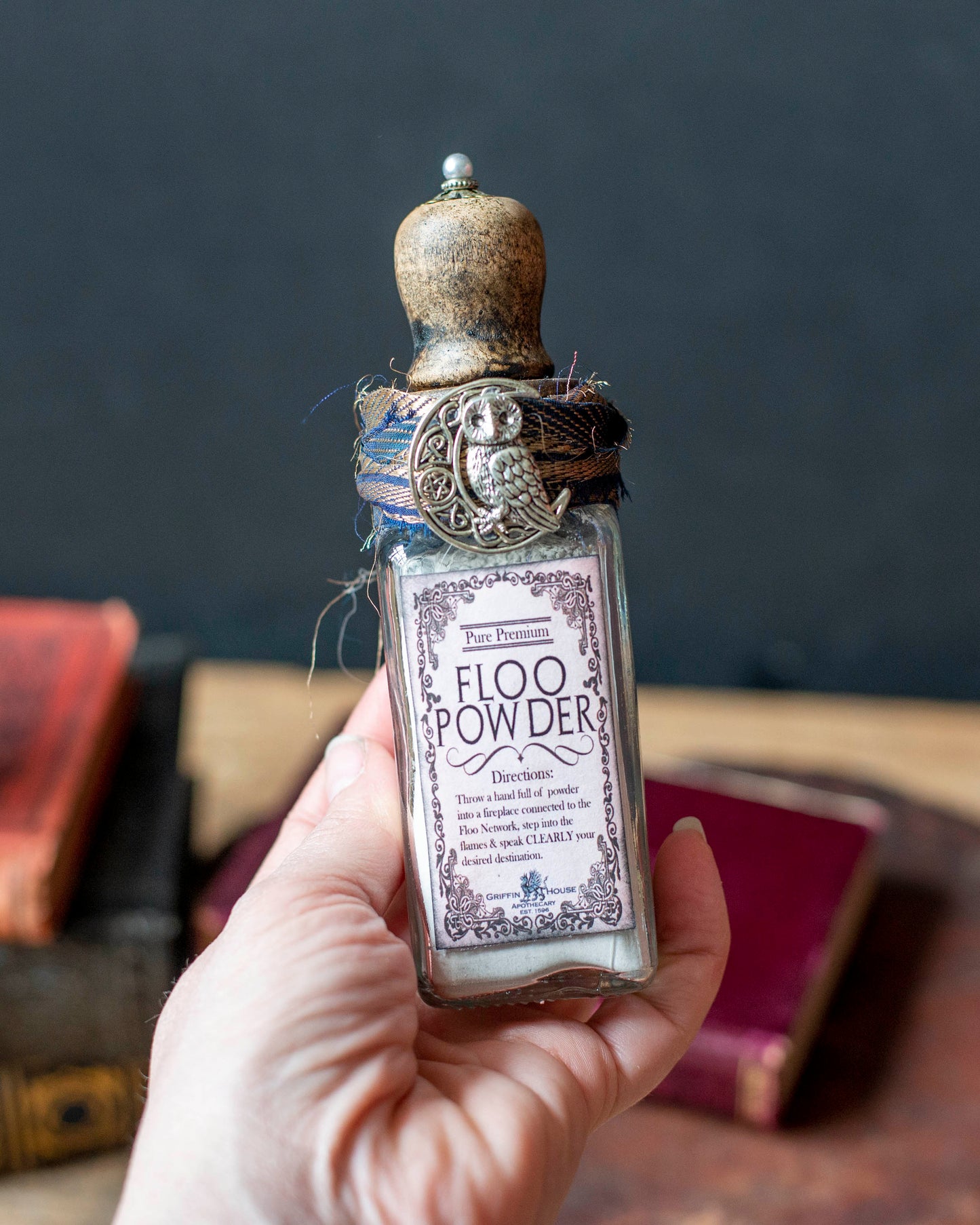 Floo Powder Potion Bottle – Handcrafted Wizarding Collectible